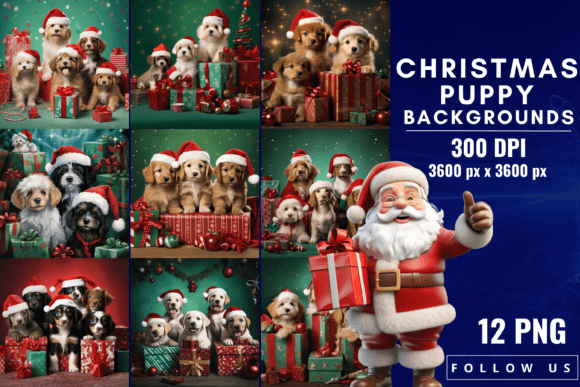 Christmas Puppy Backgrounds: A Designer’s Guide to Festive Joy