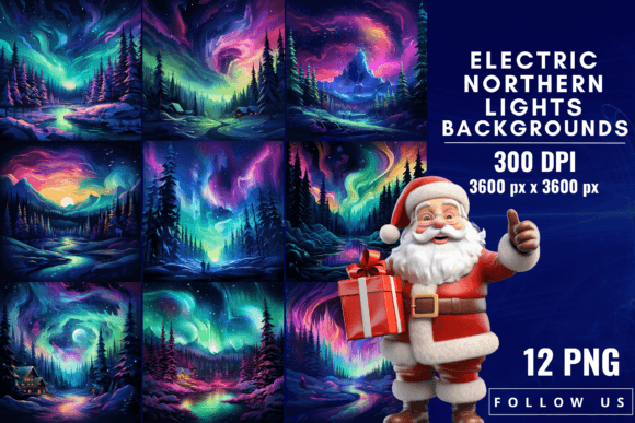 Electric Northern Lights Backgrounds: A Visual Guide for Creators