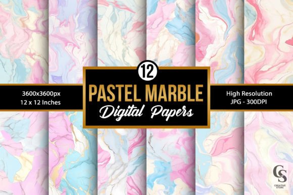 Elevate Your Projects: The Timeless Appeal of Pastel Marble Seamless Backgrounds