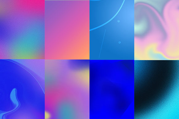 Gradient & Grainy Colorful Backgrounds: A Texture-Rich Design Solution