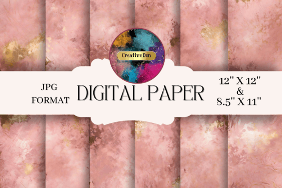 Pink and Gold Grunge Backgrounds: A Designer's Guide