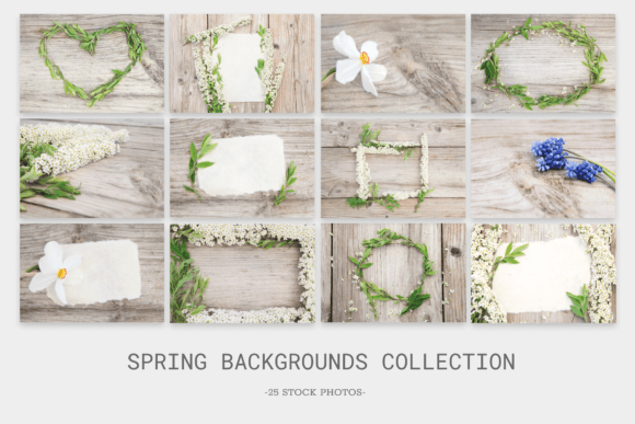 Spring Backgrounds: 25 Styled Photos for Your Creative Projects