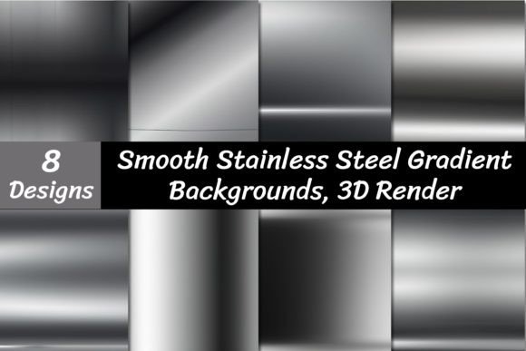 Stainless Steel Gradient Backgrounds: A Modern Edge for Digital Design