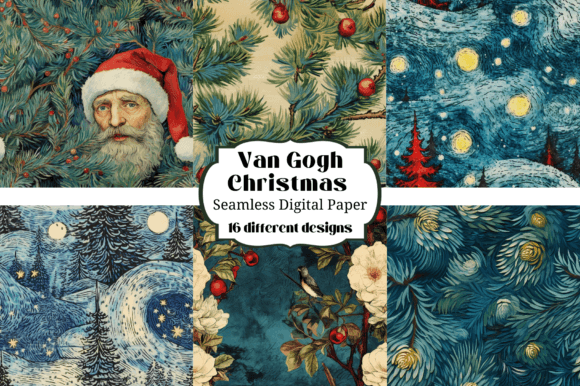 Transform Your Holiday Crafts with Van Gogh-Inspired Backgrounds