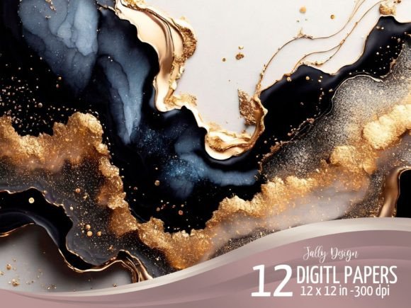 Unlocking Depth: The Power of Luxurious Black Alcohol Ink Backgrounds